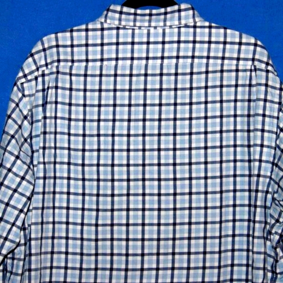 Cremieux Classics Blue Plaid Button Down Shirt XL - Picture 6 of 8